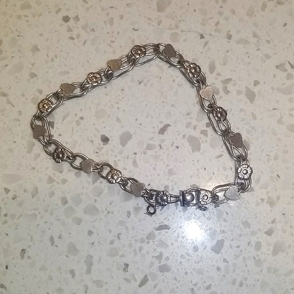 Heart & Sunflower Bracelet